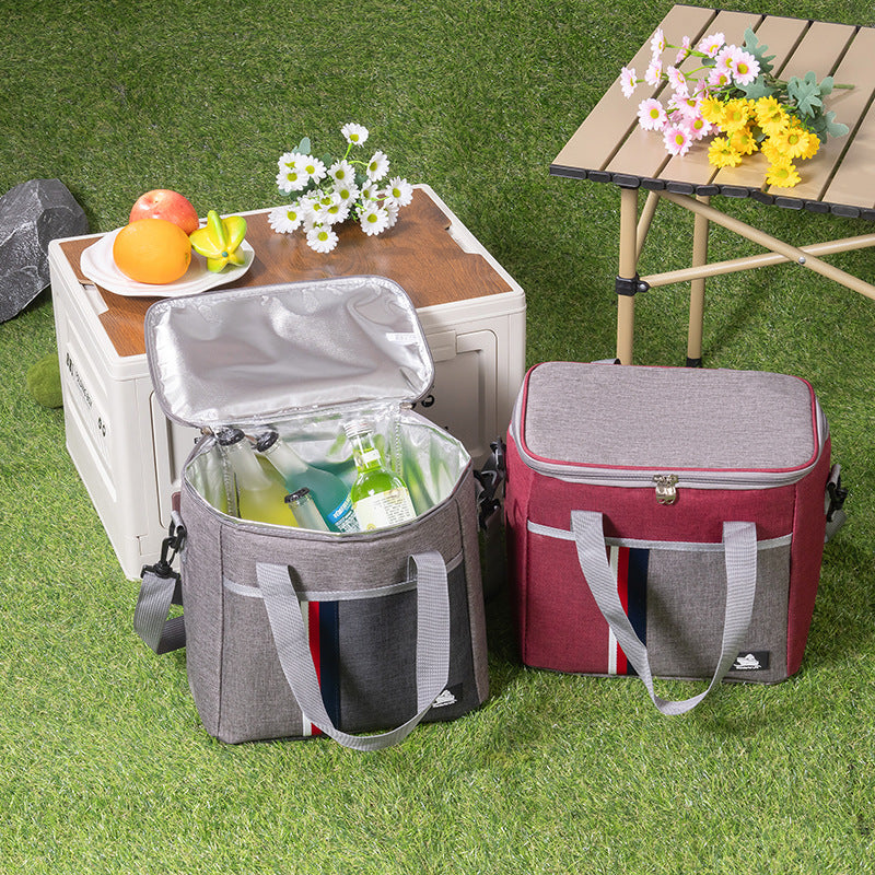 Large Capacity Insulated Picnic Bag with Aluminum Foil Lining