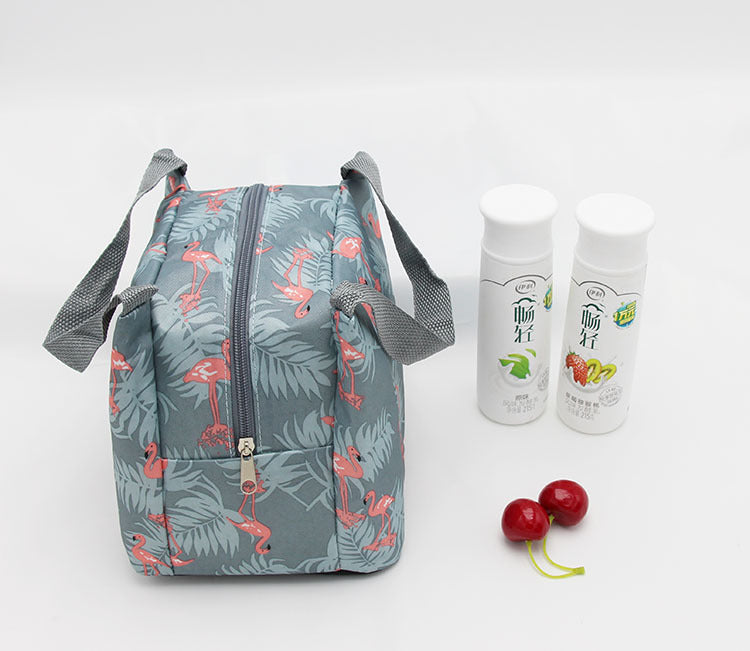 Portable Insulated Lunch Bag in Durable Oxford Cloth