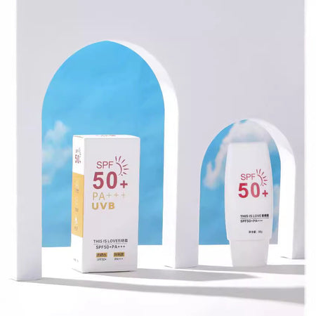 SPF50 PA+++ sunscreen lotion 30g for face and body UV protection