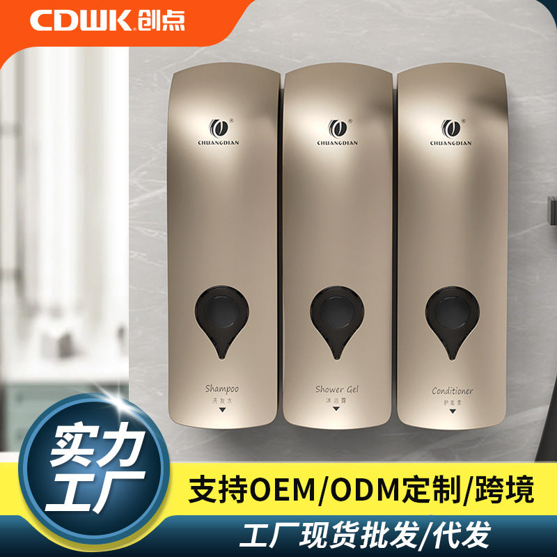 Wall Mounted Manual Soap Dispenser with Modern Minimalist Design