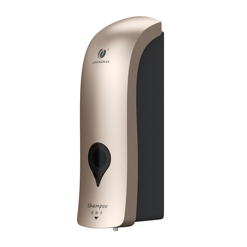 White Wall Mounted Manual Soap Dispenser with Modern Minimalist Design