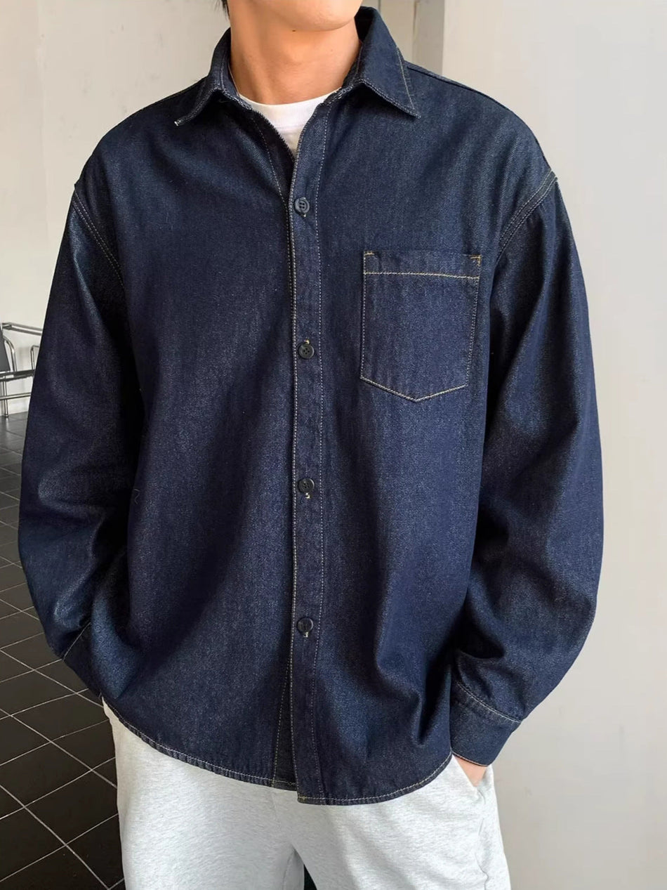 Men's Premium Japanese Retro High-End Casual Denim Workwear