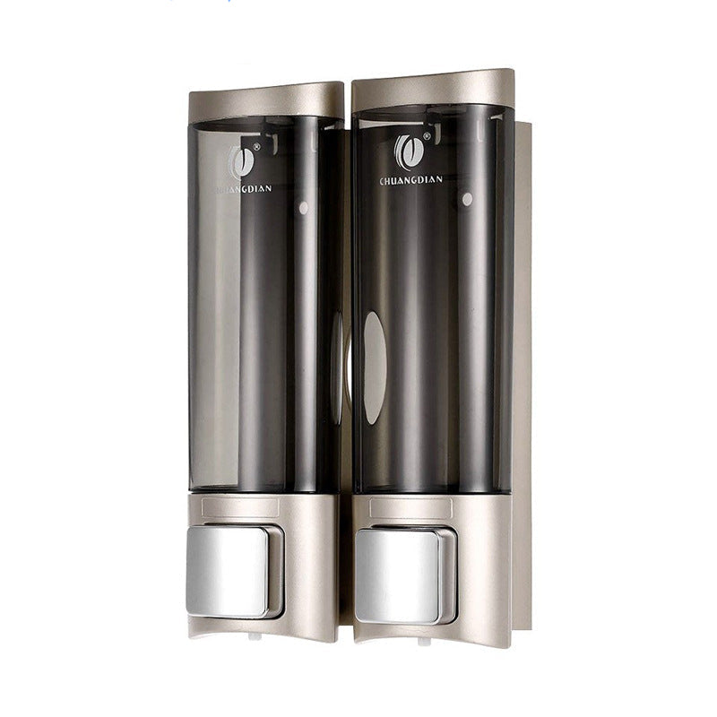 White Punch-Free Wall Mounted Soap Dispenser for Hotel Bathrooms