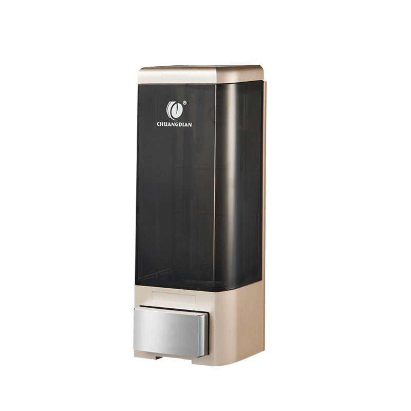 White Wall Mounted Manual Soap Dispenser for Hotel Bathrooms