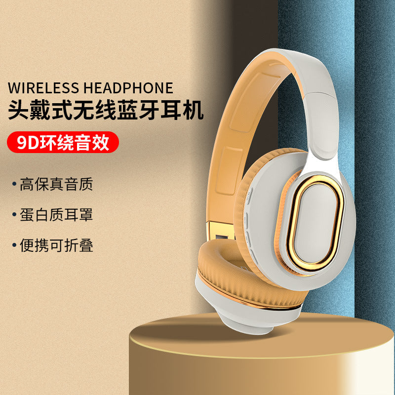 H7 Foldable Bluetooth Headphones with Deep Bass Audio