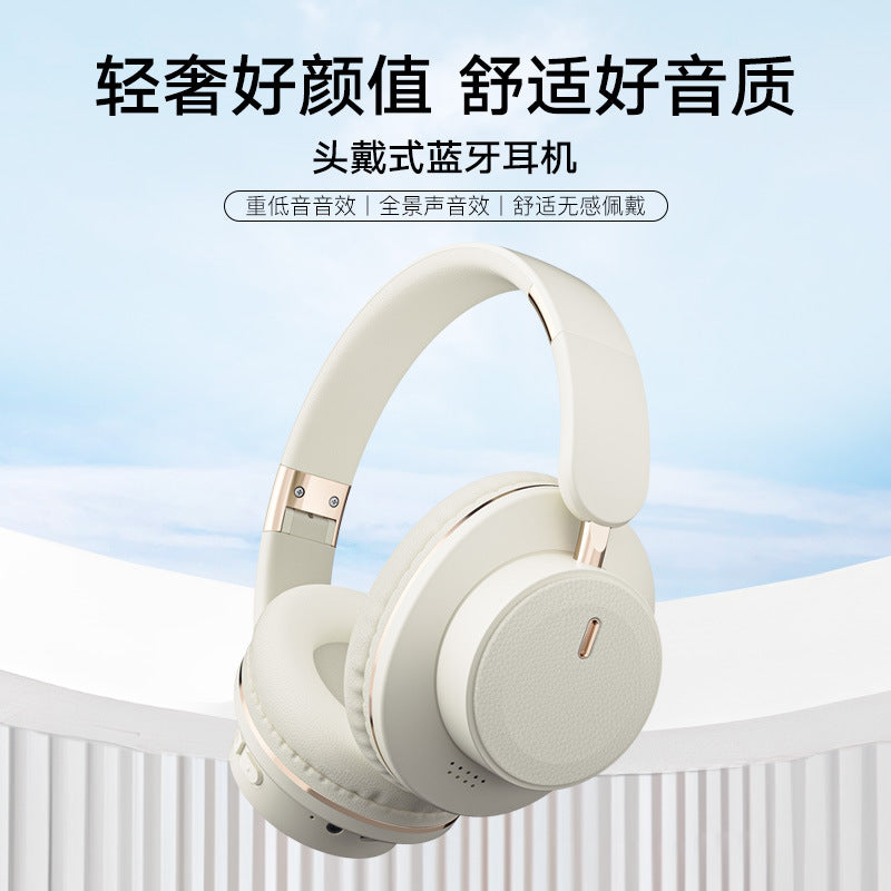 Foldable Wireless Bluetooth Sports Headphones with Mic