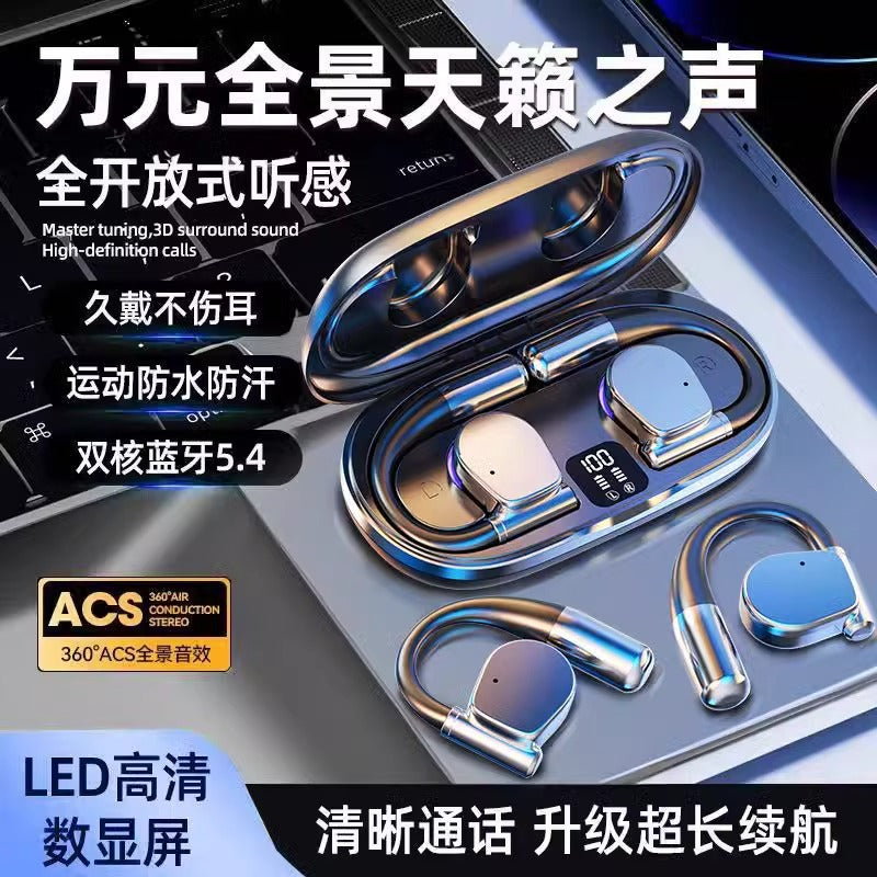 M111 AI Translation Clip-On Bluetooth Earphones with Noise