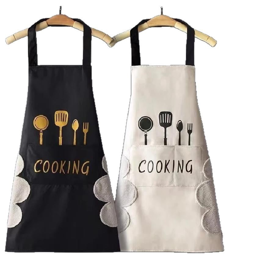 Waterproof PVC Kitchen Apron Oil-Proof Stain-Resistant Waist Apron