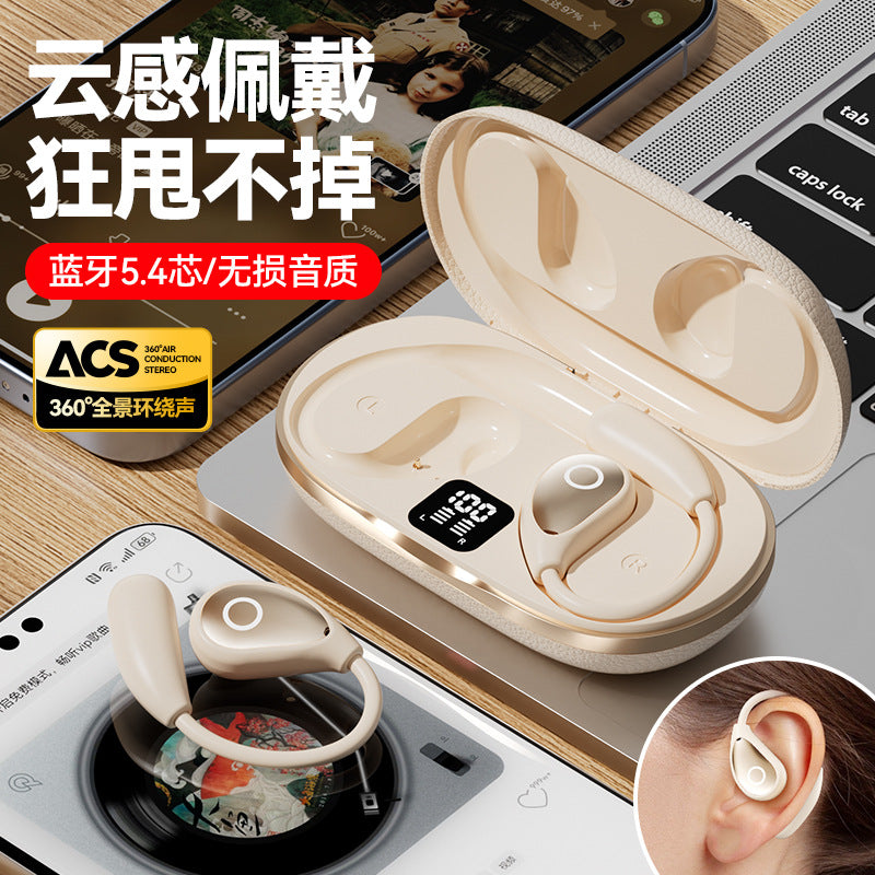 AI Translation Bluetooth Headphones with Digital Display & Noise