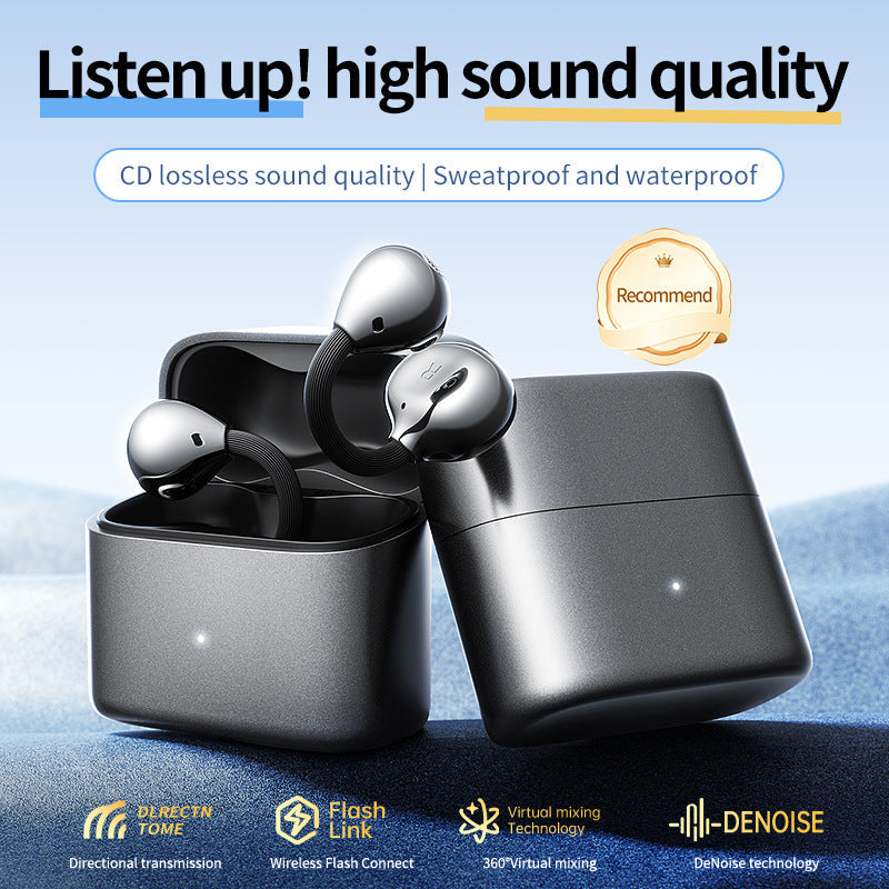 M173 C-Shaped Clip-On Bluetooth Earphones with Noise Reduction