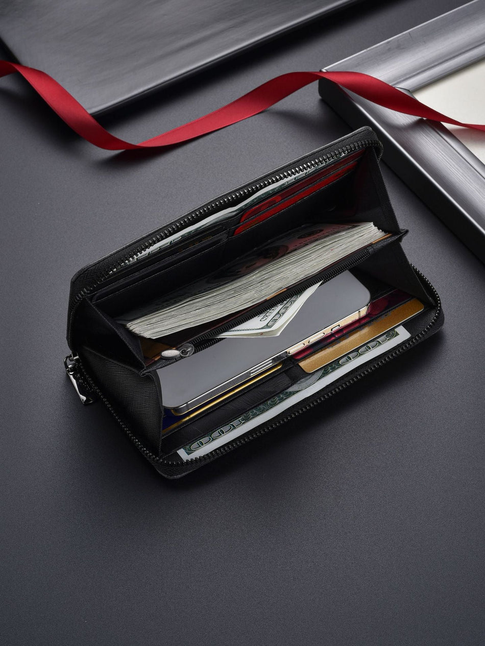Men's Cross-Border Large-Capacity Long Wallet & Mobile Phone