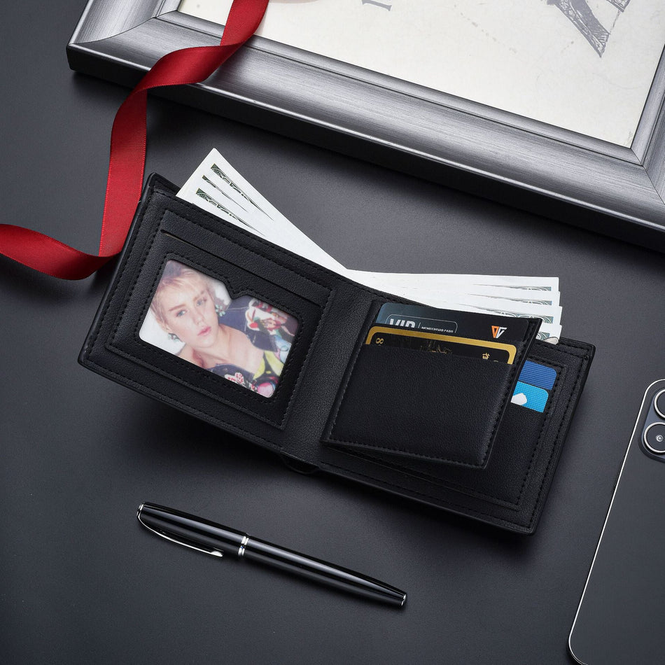 Men's Ultra-Thin Soft Leather Short Wallet
