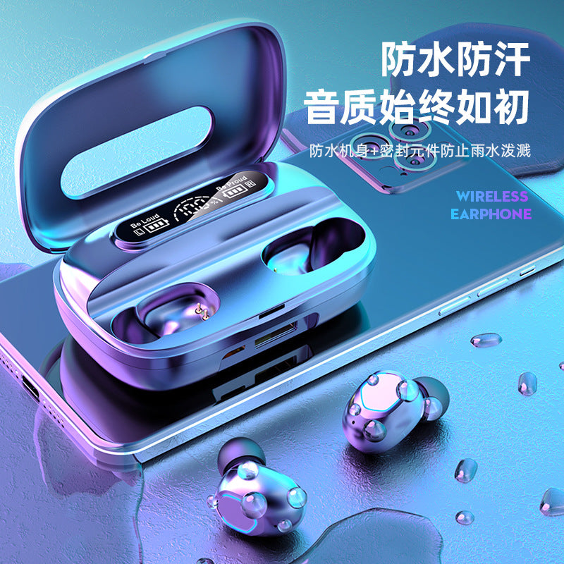M22 TWS Wireless Bluetooth Earbuds with Digital Display & Noise