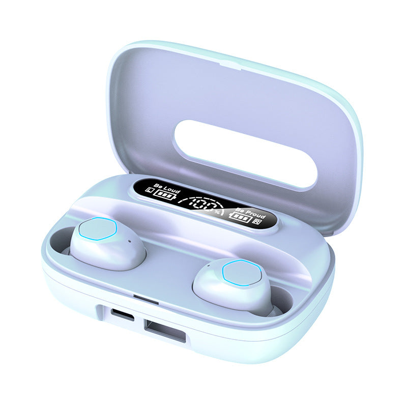 M9 TWS Wireless Bluetooth Earbuds with Digital Display & Noise