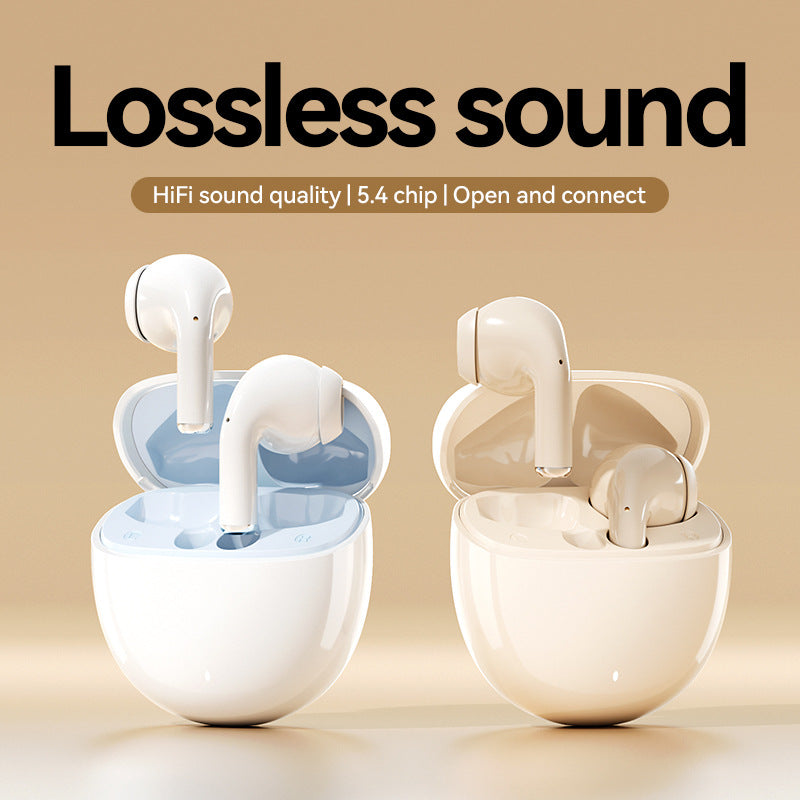 Semi-In-Ear Wireless Bluetooth Earbuds with HD Sound & Gaming