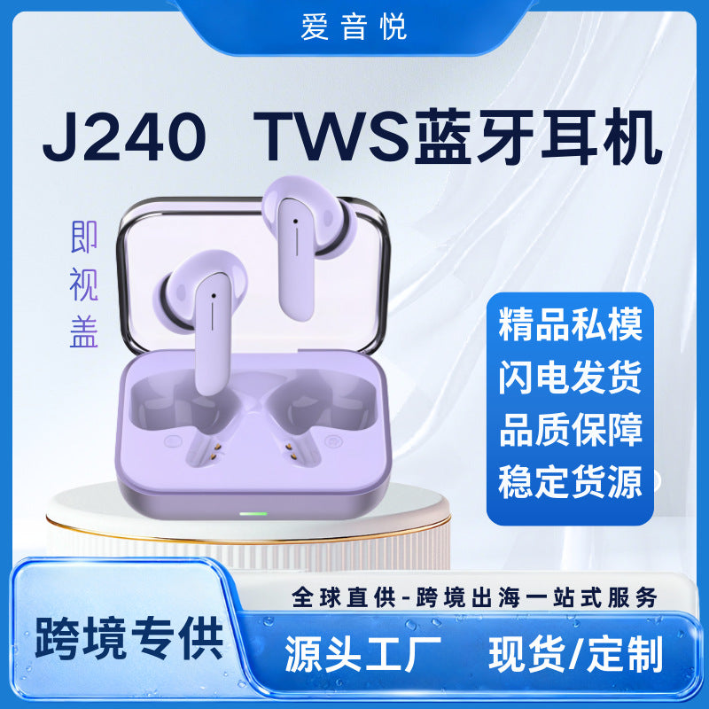 J240 TWS Wireless Bluetooth Earphones with Digital Display &