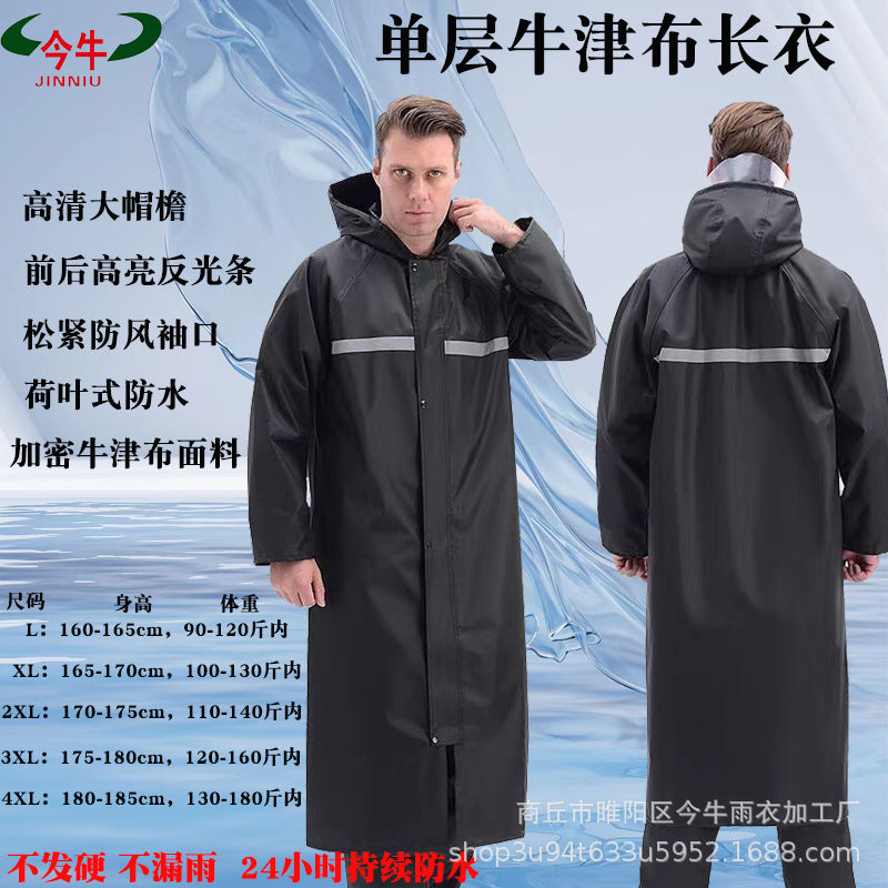 Premium Long Full Body Men's Outdoor Raincoat