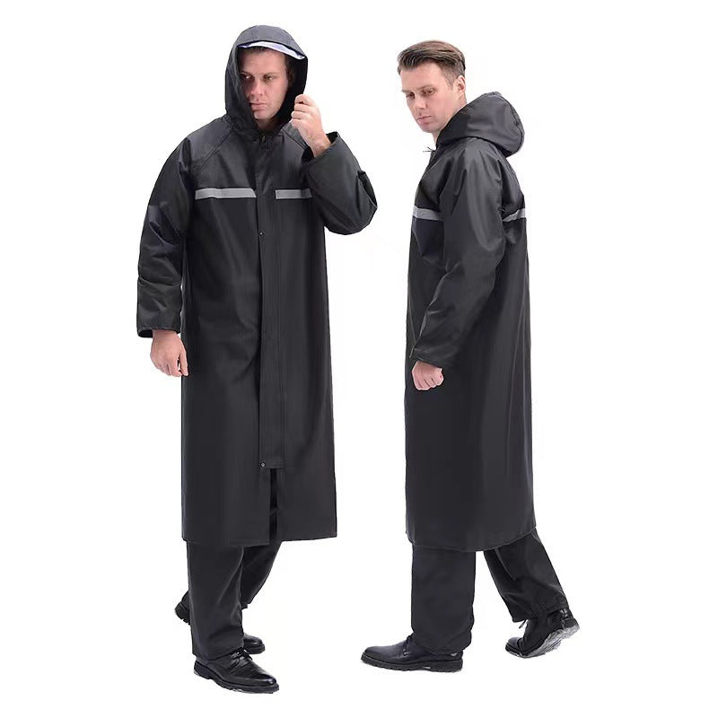 Premium Long Full Body Men's Outdoor Raincoat