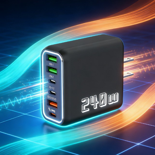 25W Multi-Port Smart Fast Charging Adapter EU US UK