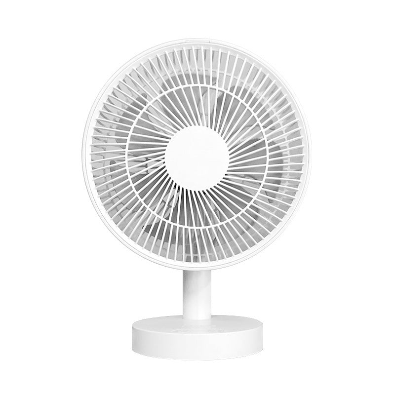 USB Rechargeable Desktop Fan with Oscillation, Multi-Speed Silent Table Fan