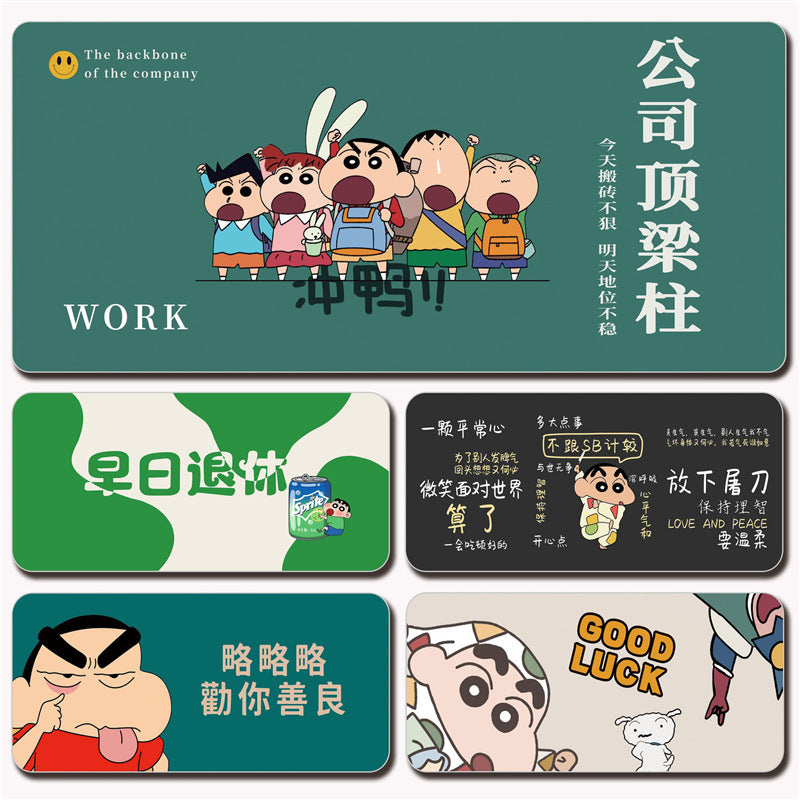 Large Cartoon Gaming Mouse Pad 1000x500 Custom Desk Mat