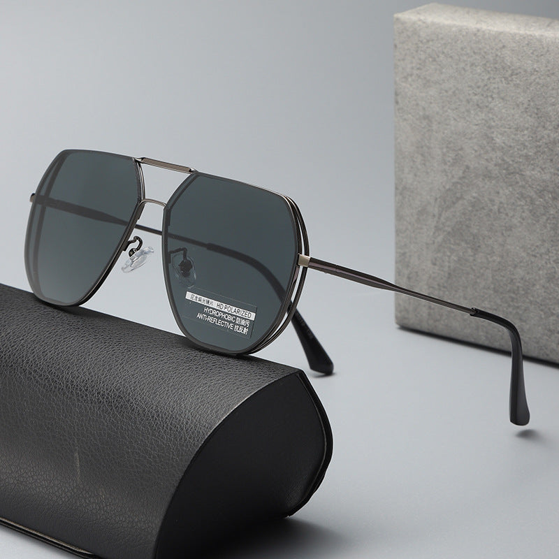 Men's High End Nylon Polarized Metal Sunglasses