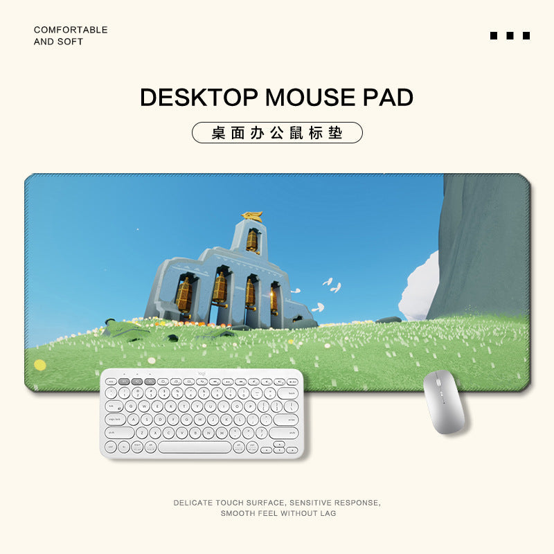Sky Scenery XL Desk Mouse Pad Cute Non-Slip Mat