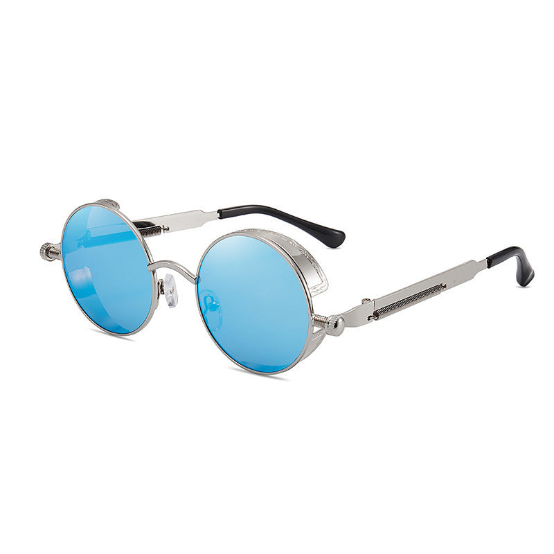 Retro Steampunk Hip Hop Metal Sunglasses