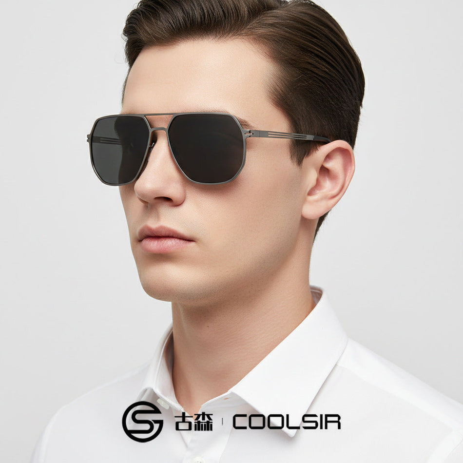 Men's Polarized Color Changing Pilot Sunglasses