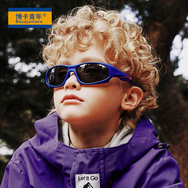 Kids Polarized UV400 Sports Sunglasses Outdoor Riding Shades