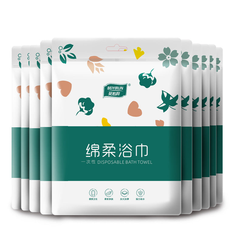 Disposable Thick Cotton Bath Towel Portable Travel Hotel Pack Soft – 140cm