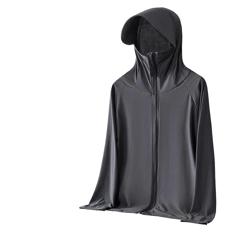 Men's Ice Silk Breathable UPF50+ Sun Protection Fishing Jacket