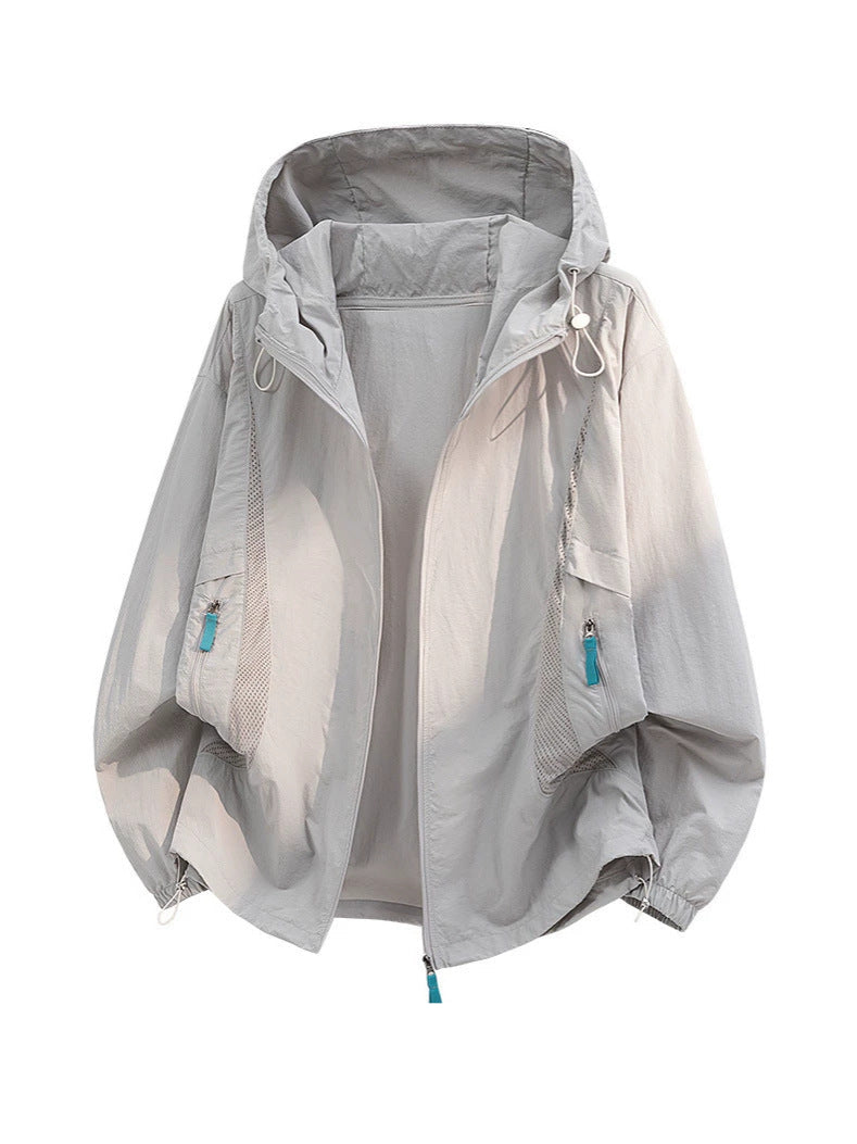 Unisex Hooded Quick-Drying Workwear Sun Protection Coat