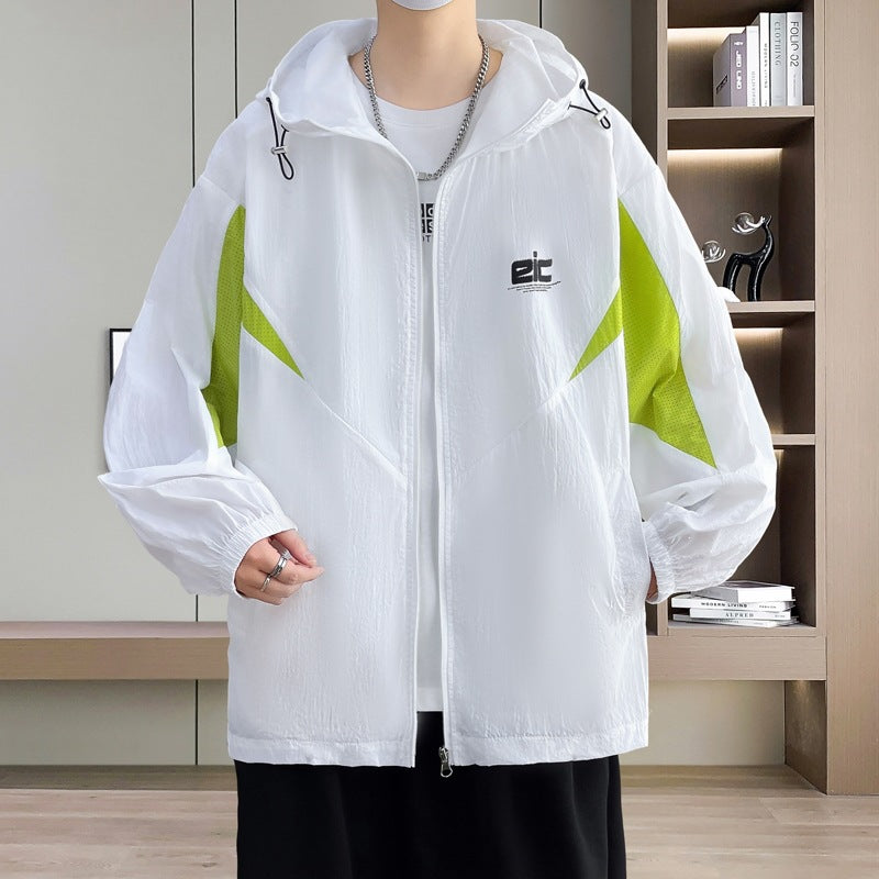 Men's Youth Ice Silk Breathable Ultra-Light UV Sun Protection