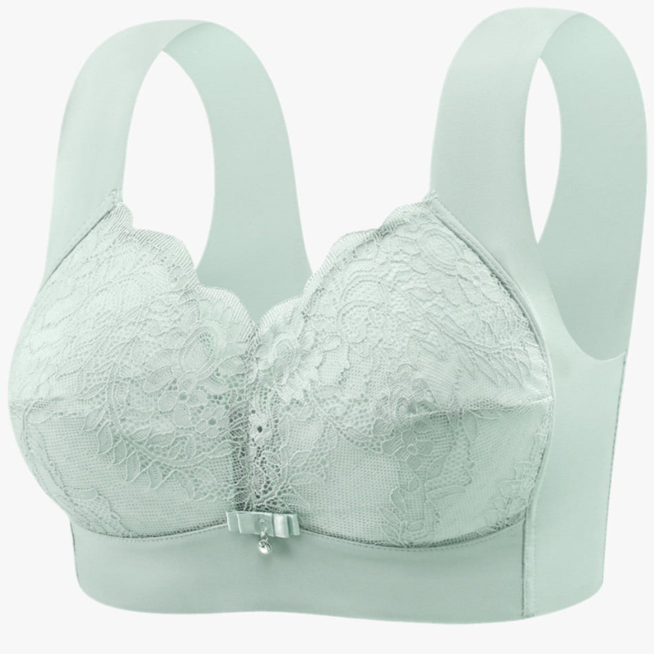 Wire-Free Push-Up Bra Thin Cup Adjustable Lift Anti-Sagging