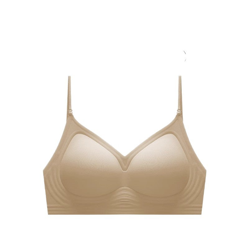 Halter Neck Push-Up Bra Seamless Thin Invisible Beautiful Back