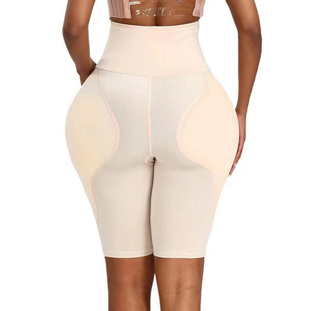 High Waist Hip Enhancer Shaping Shorts with Full Coverage Padding