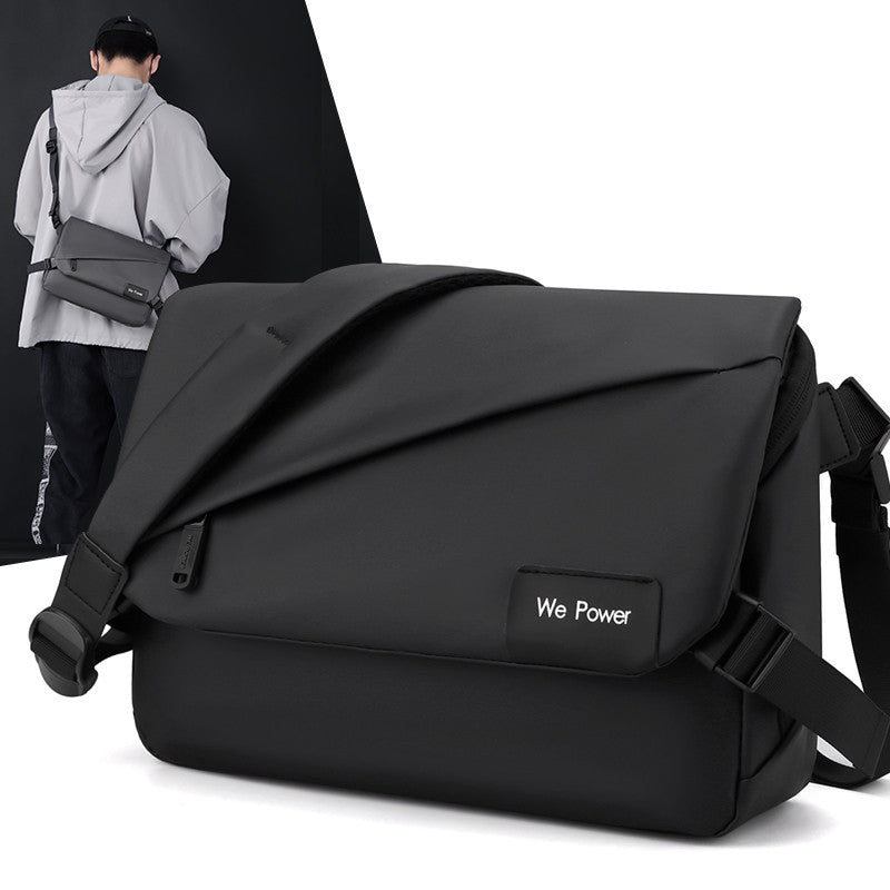 Men's Waterproof Crossbody Messenger Bag with Large Capacity