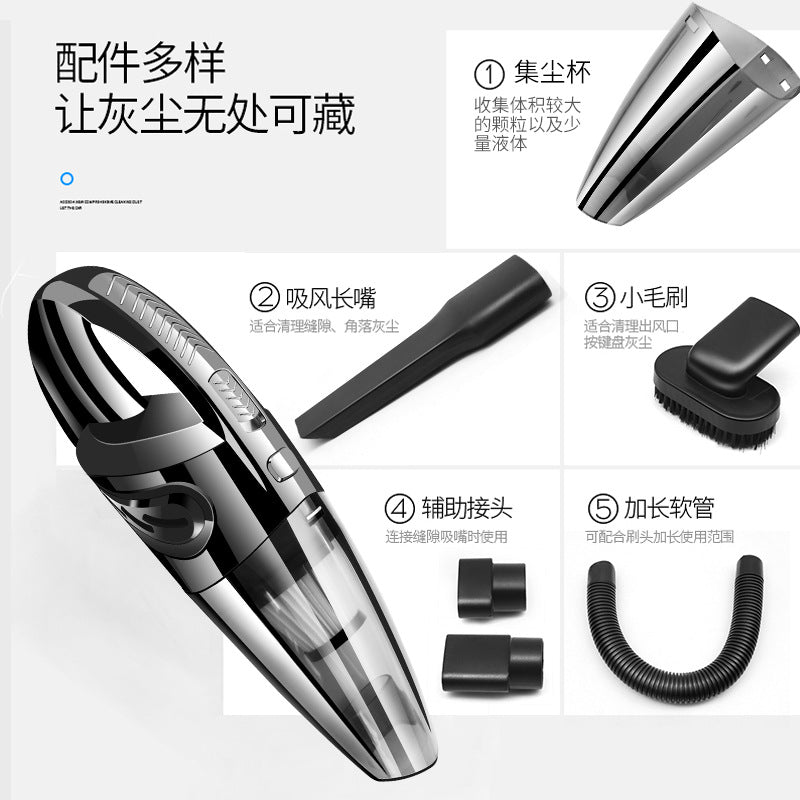 Wireless Handheld Wet Dry Vacuum Cleaner for Car and Home