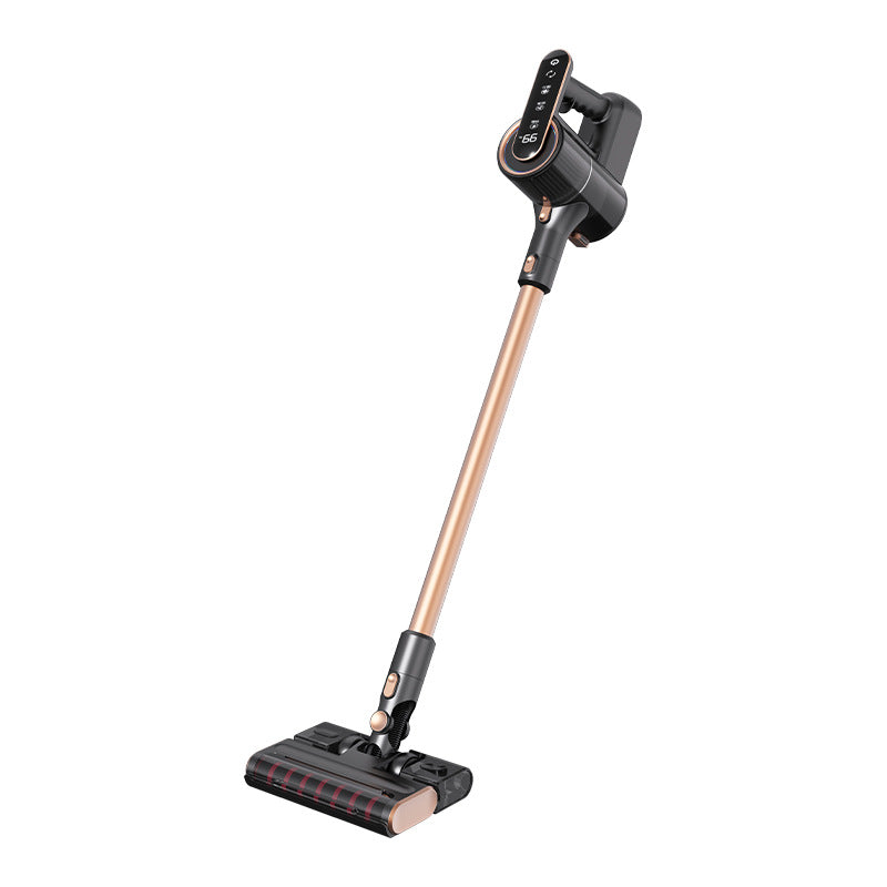 Black Wireless Long Handle Wet Dry Vacuum Mop Roller Brush Cleaner