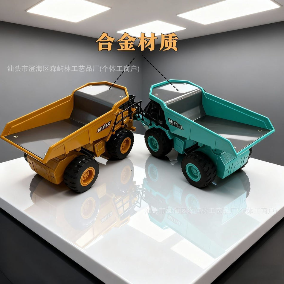 Elite Enlarged Alloy Inertia Mining Dump Truck Model