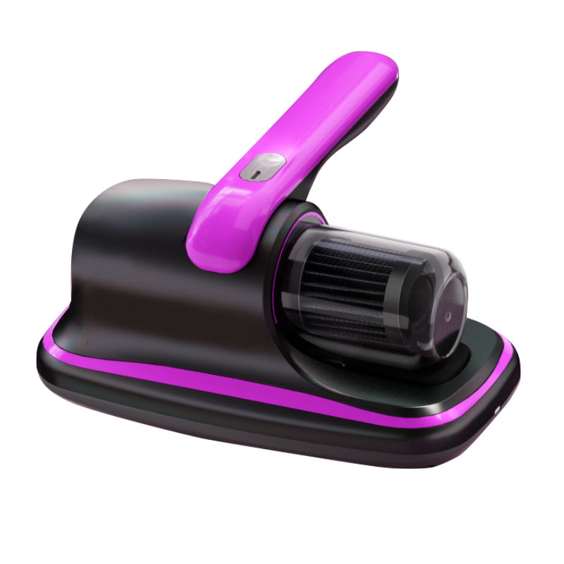 Purple Wireless Bed Vacuum Cleaner UV Sterilization Dust Mite Remover