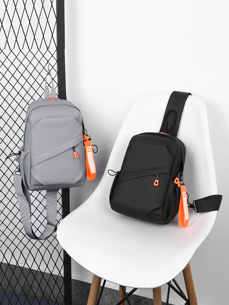 Men's Ultra-Light Oxford Chest Bag with Wear-Resistant Design