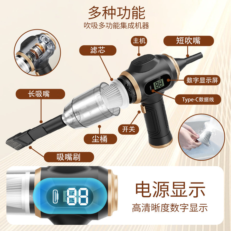 Wireless Portable Car Vacuum Cleaner High Suction Blower