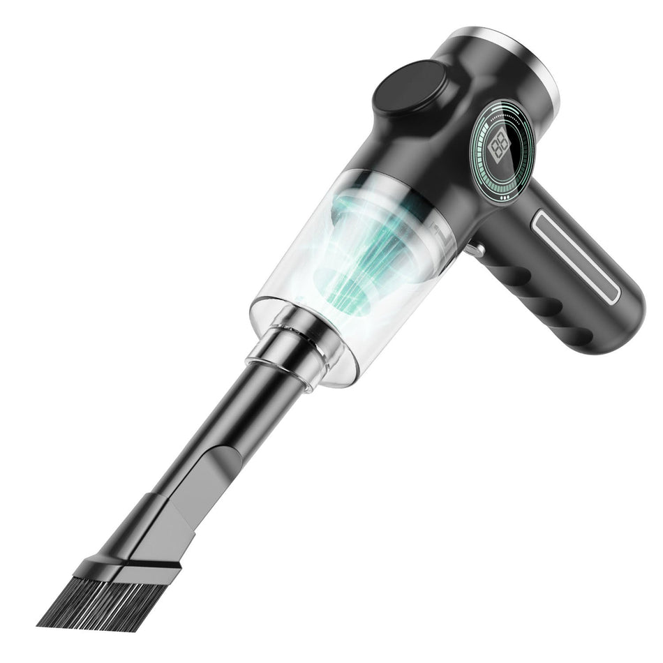 Black Wireless Handheld Vacuum Cleaner Portable Car Home High Suction