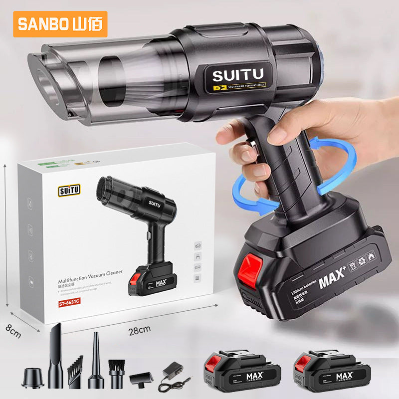 Wireless Car Vacuum Cleaner Handheld Strong Suction Blower