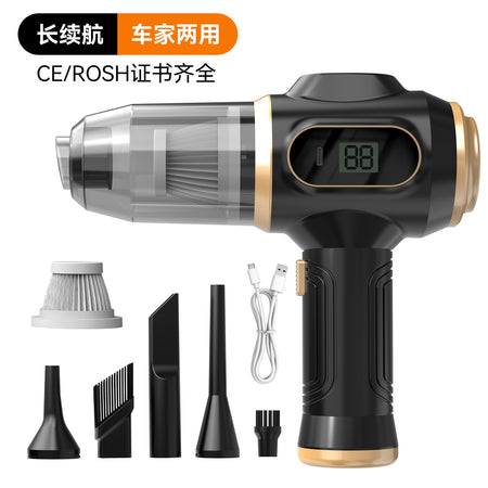1308 black Wireless Handheld Car Vacuum Cleaner Suction Blower High Power