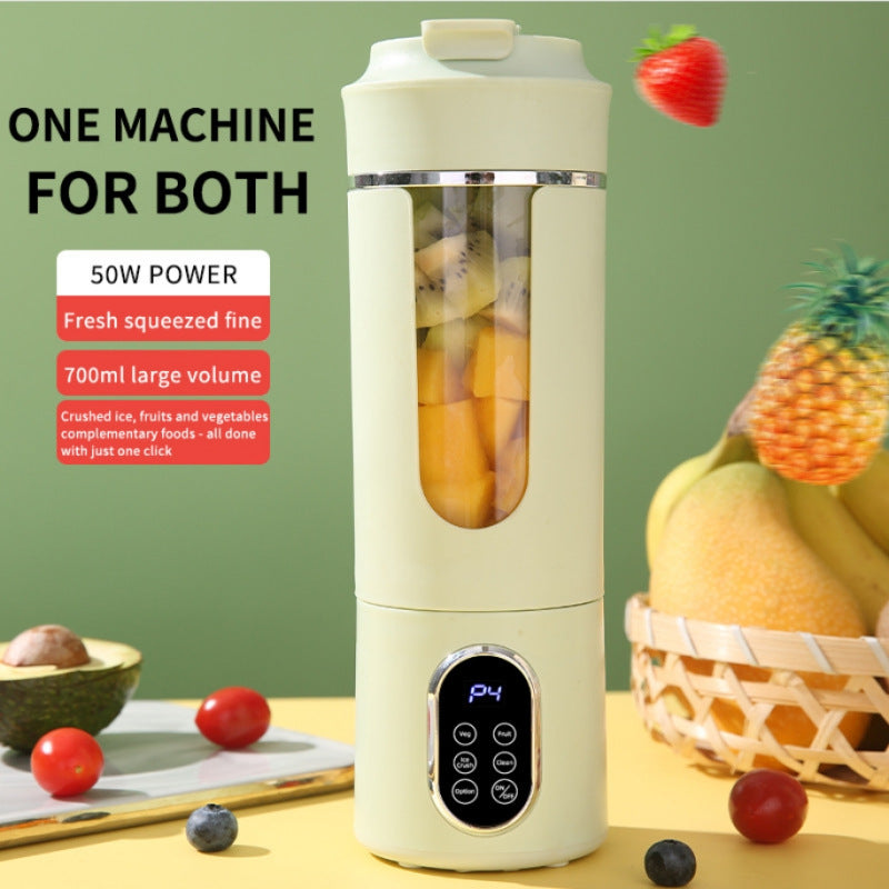 White Portable Rechargeable Juicer Cup Multifunction Blender