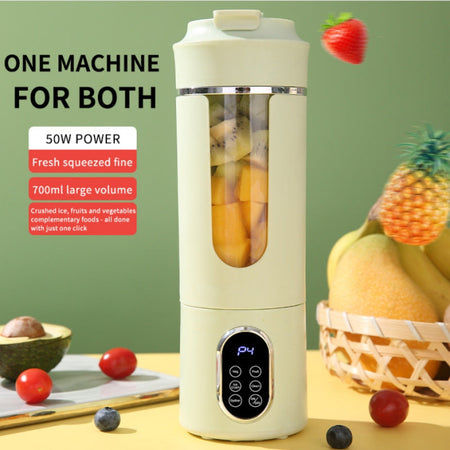 White Portable Rechargeable Juicer Cup Multifunction Blender