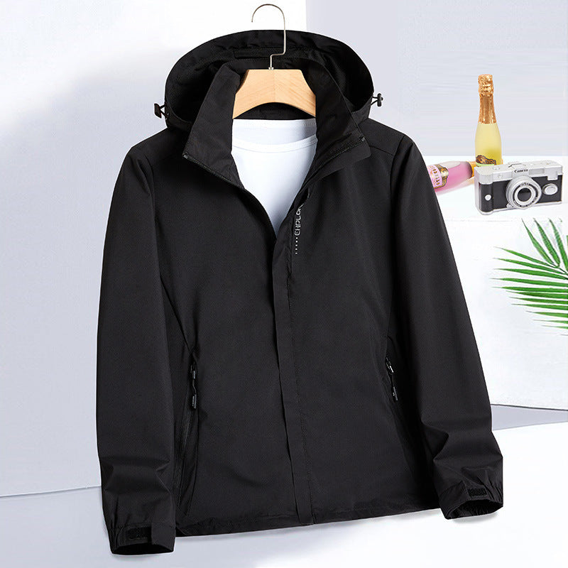 Men's Waterproof Windproof Outdoor Hiking Shell Jacket
